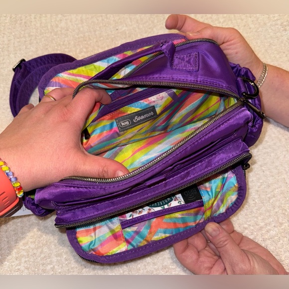 Lug Top Handle Crossbody - Boomer--GRAPE PURPLE (NWT) - Picture 2 of 7